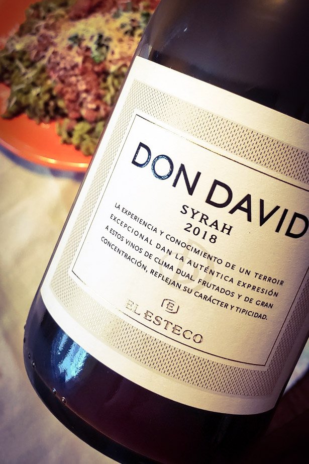 Los 75 vinos que acompañaron mis primeros 100 días de cuarentena 23 100 días - Don David Syrah 2018