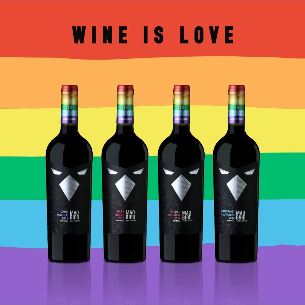 Wine is Love, la primera campaña de la industria del vino en apoyo a la diversidad 5 Wine is Love Corbeau Wines